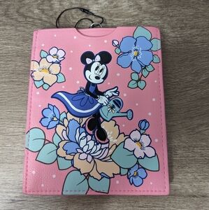 Vera Bradley DISNEY RFID Passport Wallet With Clip Minnie's Garden Party